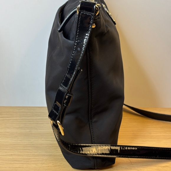 Kate Spade New York Nylon with Patent Leather Strap Crossbody Bag - Picture 4 of 12